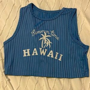 Tween summertime Hawaii tank